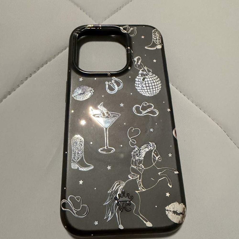 Velvet Caviar western iPhone 15pro case